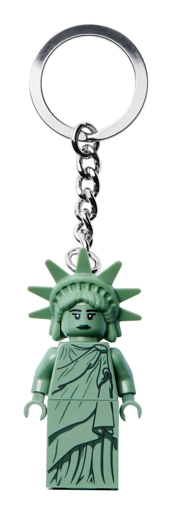 LEGO Lady Liberty Statue of Liberty Minifigure Keyring Keychain 854082