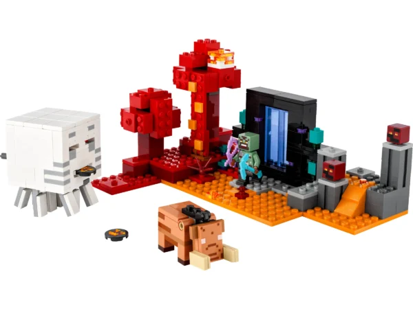 LEGO Minecraft 21255 Attack vid Nether-portalen