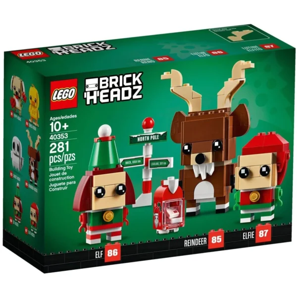 LEGO BRICKHEADZ: Reindeer Elf and Elfie (40353)